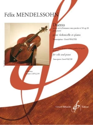 Duetto extrait de la romance sans paroles n° 18 op. 38 Visual
